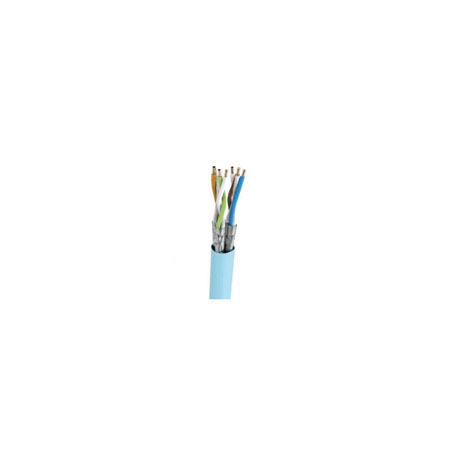 Cat.6A cable, F/FTP, BKT 575, LSHF-FR, solid wire, blue, B2ca -s1a,d1,a1 (500m)