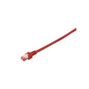 Patchcord RJ45/RJ45 cat. 5E, UTP, connector molded, red, 0,5 m