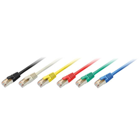 BKT F/UTP cat.5e patch cord LSOH yellow RJ45 molded plug 0,5m