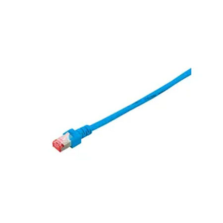 BKT SF/UTP cat.6 patch cord  LSOH blue RJ45 molded plug 1m