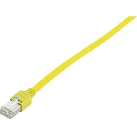 Patchcord RJ45/RJ45 cat. 5E, FTP, connector molded, yellow , 3 m