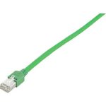 Patchcord RJ45/RJ45 cat. 5E, FTP, connector molded, green , 0,5 m