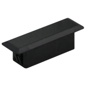Blind cover SCdx to front plate/fiber optic panel, black (10pcs)