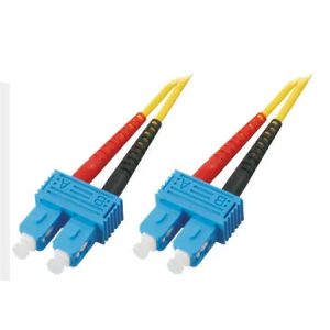 Patchcord BKT FO Standard, OS2 G.652.D, duplex, SC/UPC-SC/UPC, 10m