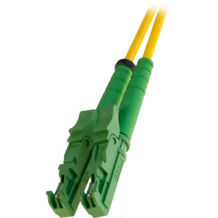 Patchcord BKT FO Standard, OS2 G.652.D, duplex, E2000/APC-LC/APC, 1m