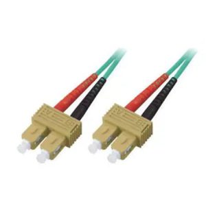 Patchcord BKT FO Standard, OM3, duplex, SC/PC-SC/PC, 10m
