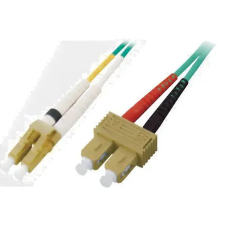 Patchcord BKT FO Standard, OM3, duplex, LC/PC-SC/PC, 2m