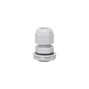 Cable gland PG13.5 with locknut, poliamid, grey