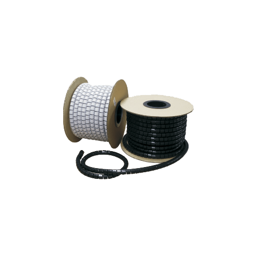 TUB SPIRALAT pentru ORGANIZAREA SI PROTEJAREA CABLURILOR diametru interior 25mm - GRI SAU NEGRU