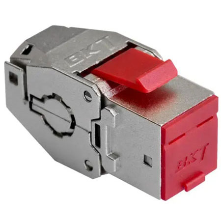 BKT RJ45 cat.6A module, shielded, keystone, toolless (New Generation)