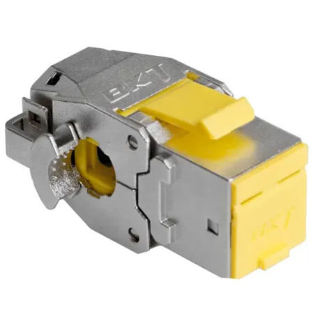 BKT RJ45 cat.8.1 module, shielded, keystone, toolless