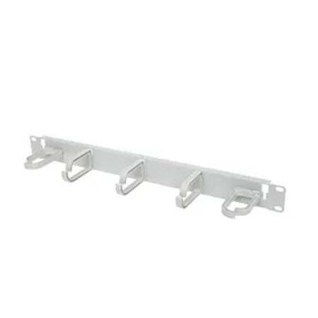 BKT metal Cable organiser 19" - with plastic ears RAL 7035 GREY 1U