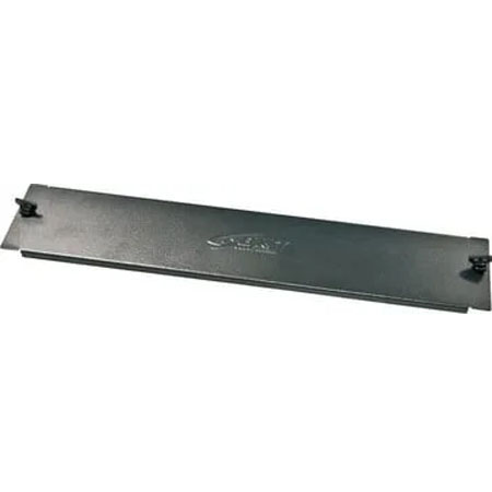 BKT blanking panel 2U RAL 9005 BLACK (metal) screw installation