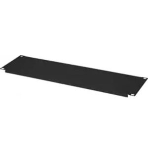 BKT blanking panel 3U RAL 9005 BLACK (metal) screw installation