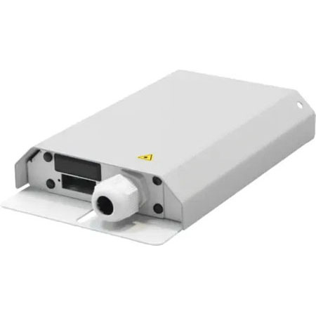 BKT fiber optic subscriber panel for 2xSC duplex, metal, wall mounted