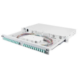 Fiber optic panel BKT VENI-2-LIGHT, 19", 1U, sliding, 24xSC simplex/LC duplex (for M2.2 SMS), black