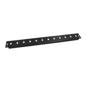 Front plate 1U 12xST/FC Simplex "Veni", black