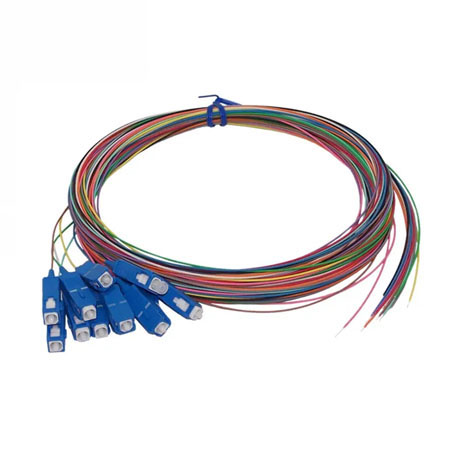 Pigtail BKT FO Standard, OS2 G.652.D, SC/UPC, 2m, easy strip, colour (12pcs/package)
