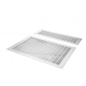 BKT perforated blank plate 8U RAL 7035 GREY