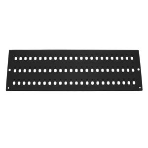 Front plate BKT VENI-2, 1U, 3xSlot LGX, black