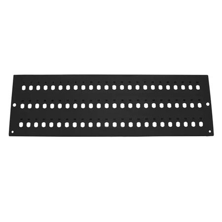 Front plate BKT VENI-2, 1U, 3xSlot LGX, black