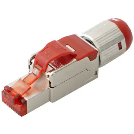 BKT RJ45 cat.6A plug, AWG 22-24, shielded, tool (50pcs)