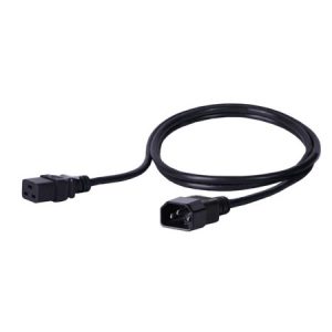 BKT power Cable - socket IEC 320 C19 16A, plug IEC 60309 16A, 3 x 1,5 mm2 black  2m