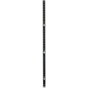 BKT vertical power distribution unit single phase 20xIEC320 C13 + 4xIEC320 C19, plug IEC 60320 C20 16A/250V, LED control light, total length L=1097mm, cable 3.0m