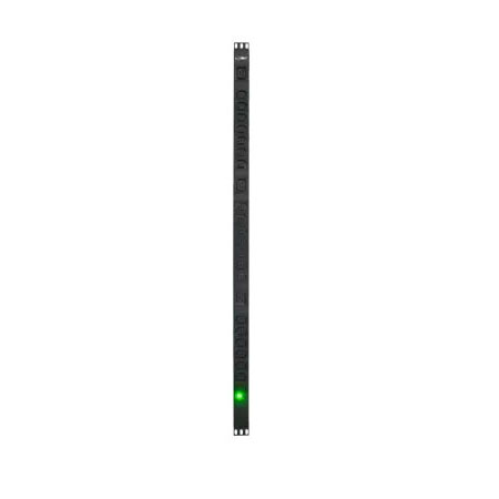 BKT vertical power distribution unit single phase 21xIEC320 C13 + 3xIEC320 C19, plug IEC 60309 32A/250V, LED control light, total length L=1124mm, cable 3.0m