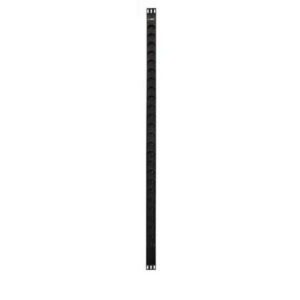 BKT vertical power distribution unit single phase 24xNF C61-314 (PL/FR standard), plug IEC 60309 16A/250V, LED control light, total length L=1227mm, cable 3.0m