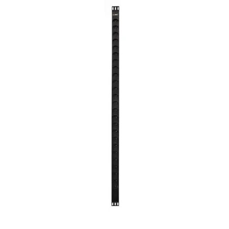 BKT vertical power distribution unit single phase 24xNF C61-314 (PL/FR standard), plug IEC 60309 16A/250V, LED control light, total length L=1227mm, cable 3.0m