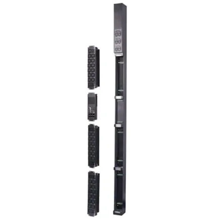 Vertical monitoring power distribution unit BKT MSPDU type B 18xC13 + 6xC19, plug IEC 60309 32A/250V, PDU length L=1829mm, cable 3.0m, 2x16A MCB, built-in environmental ports: 2xT/H, 1xDoor, 1xWater, 1xSmoke