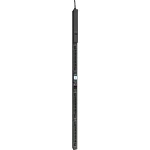 Vertical management power distribution unit BKT MSPDU type D 18xC13 + 6xC19, plug IEC 60309 32A/250V, PDU length L=1829mm, cable 3.0m, 2x16A MCB, built-in environmental ports: 2xT/H, 1xDoor, 1xWater, 1xSmoke