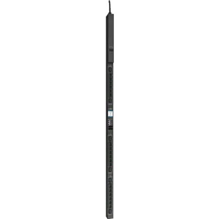 Vertical management power distribution unit BKT MSPDU type D 18xC13 + 6xC19, plug IEC 60309 32A/250V, PDU length L=1829mm, cable 3.0m, 2x16A MCB, built-in environmental ports: 2xT/H, 1xDoor, 1xWater, 1xSmoke