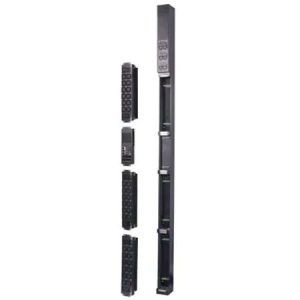 Vertical management power distribution unit BKT MSPDU type D 36xC13 + 6xC19, plug IEC 60309 32A/400V, PDU length L=1829mm, cable 3.0m, 6x16A MCB, built-in environmental ports: 2xT/H, 1xDoor, 1xWater, 1xSmoke