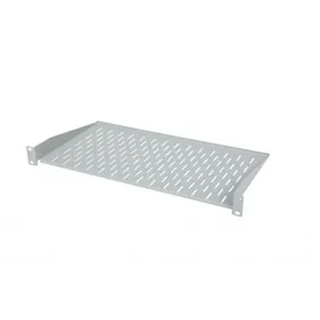 BKT fixed shelf 19", 1U, depth 250 mm, mounted on the front RAL 7035 GREY