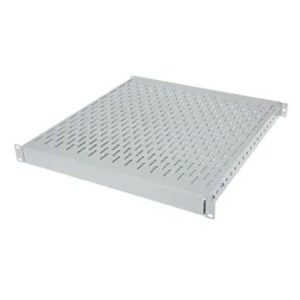BKT fixed server shelf 19" with regulated depth 350 - 600 mm, 1U, RAL 7035 GREY